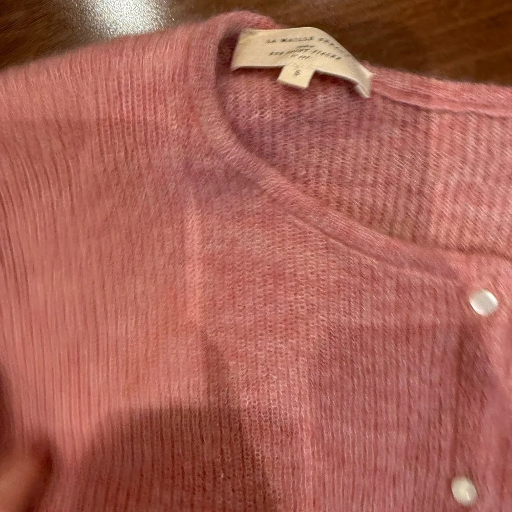 Sezane / gaspard rosewood pink botton  cardigan Women's Sweater small S - Picture 5 of 5